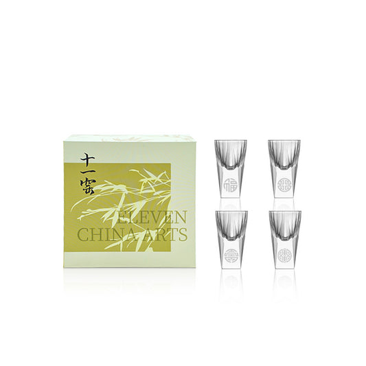 Five Fortunes Liquor Glass Set (4 Pcs)