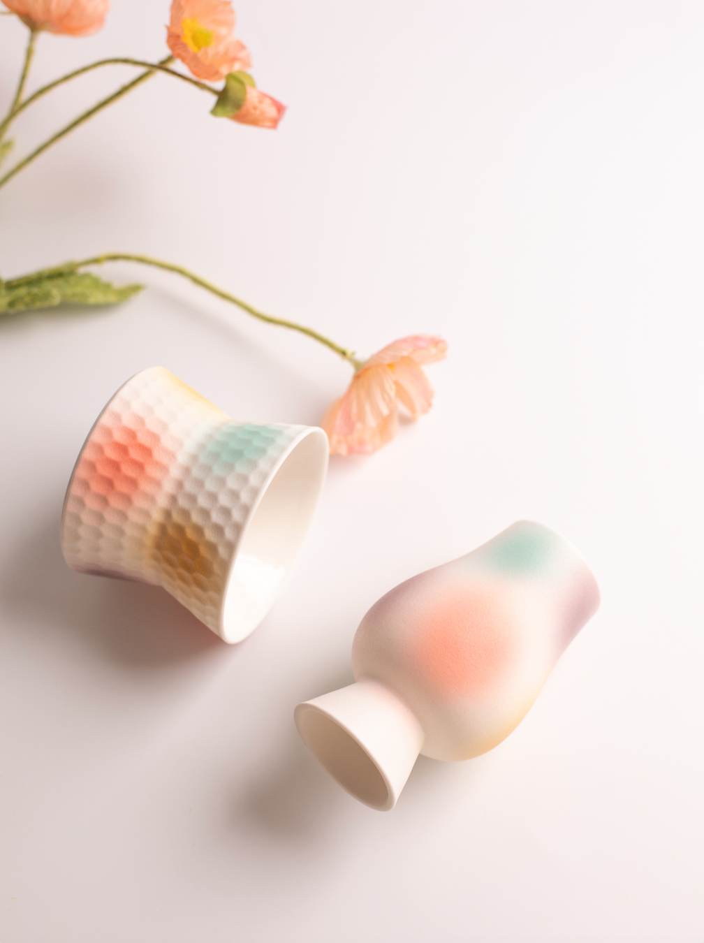 Peach Blossom Glaze Sniffer Cup
