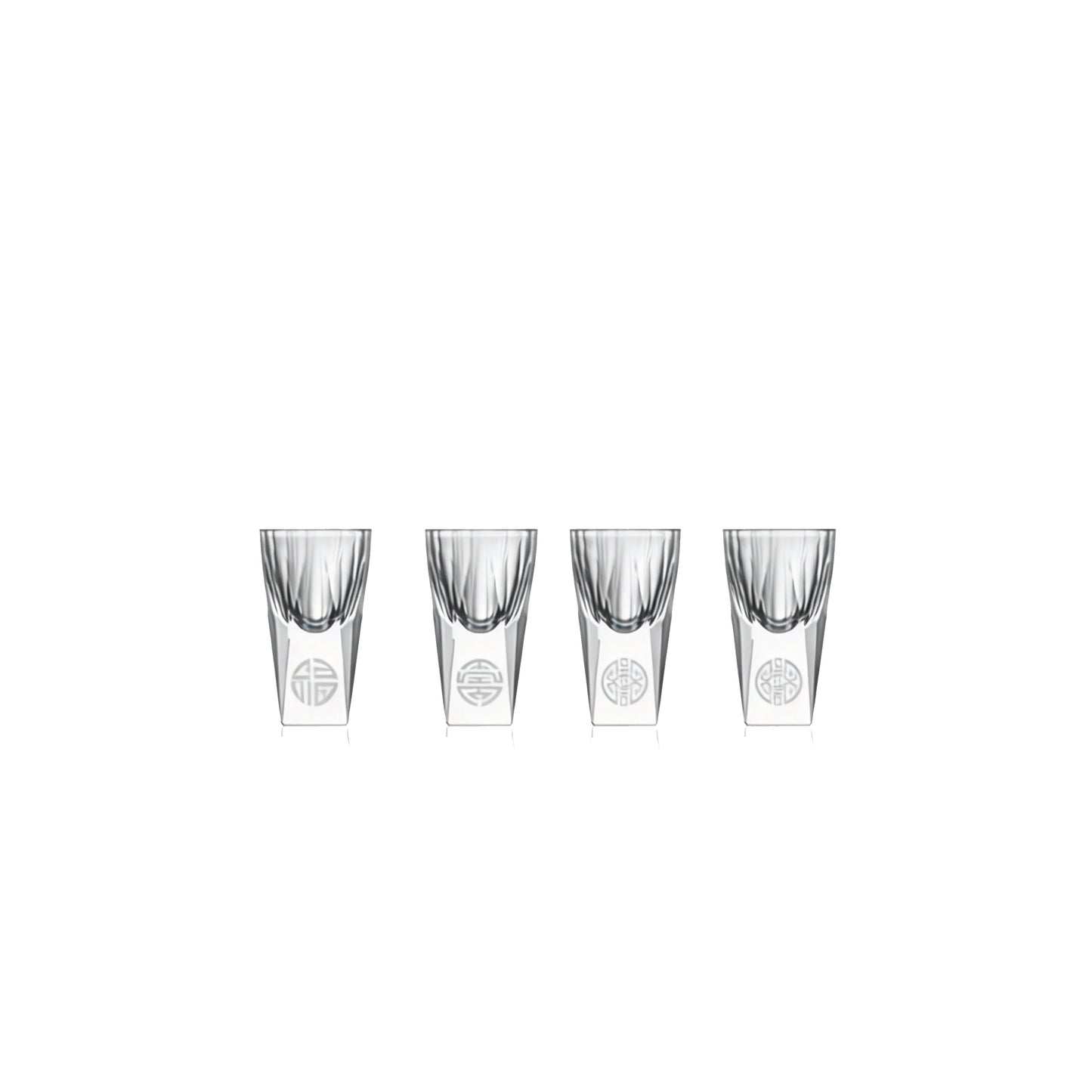 Five Fortunes Liquor Glass Set (4 Pcs)