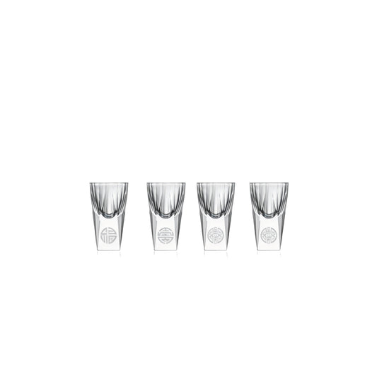 Five Fortunes Liquor Glass Set (4 Pcs)