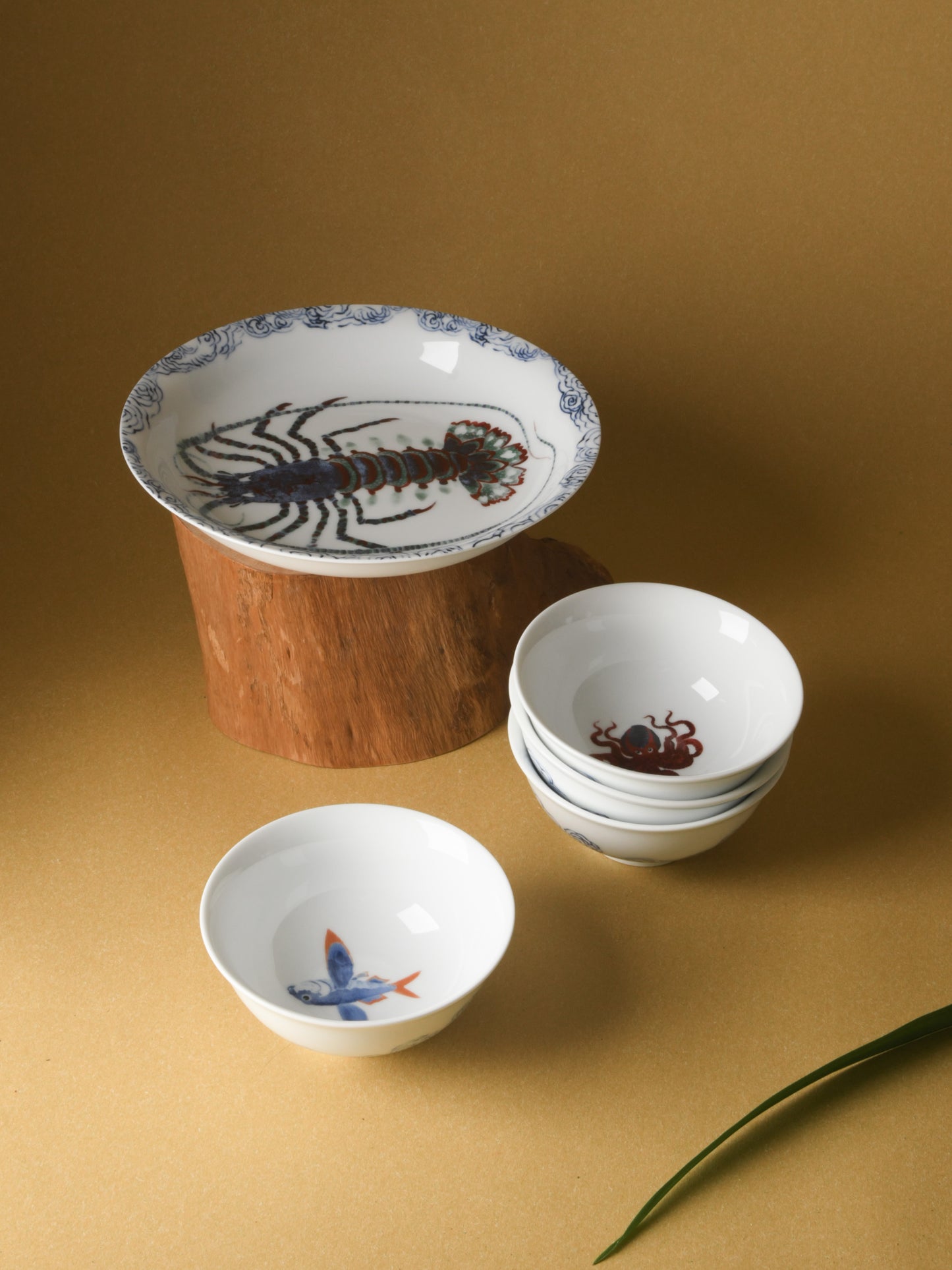 Eleven China Arts Chinese Tea Cup & Saucer
