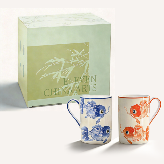 Eleven China Arts Chinese Mug Set of 2