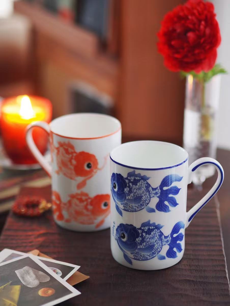 Eleven China Arts Chinese Mug Set of 2